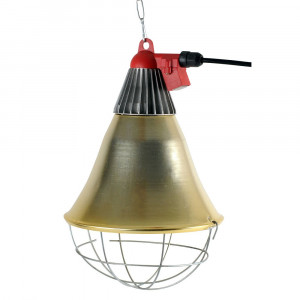 Reflektorius šildymo lempai su jungikliu